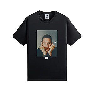 KITH x ADIDAS x MESSI - Camiseta Graphic Face "Preto" -NOVO-