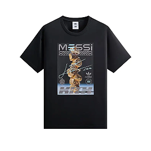 KITH x ADIDAS x MESSI - Camiseta Graphic "Preto" -NOVO-