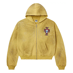 VALE LIVES FOREVER - Moletom Pluto Custered Zip Up "Amarelo" -NOVO-