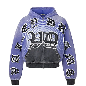 VALE LIVES FOREVER - Moletom Hypnotiq Zip Up "Roxo" -NOVO-