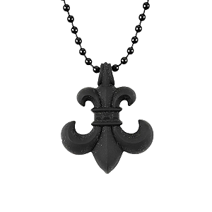 CHROME HEARTS - Colar BS Fleur Pendant "Preto" -NOVO-