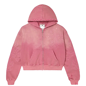 VALE LIVES FOREVER - Moletom Carver Zip Up "Rosa" -NOVO-