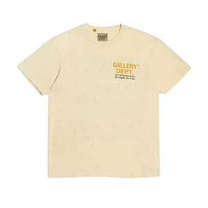 GALLERY DEPT. - Camiseta Drive Thru Boxy "Creme" -NOVO-