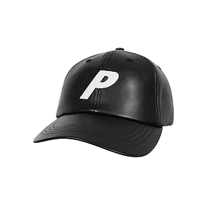 PALACE - Boné Faux Leather P 6-Panel "Preto" -NOVO-