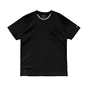 CHROME HEARTS - Camiseta Pocket Crew "Preto" -NOVO-