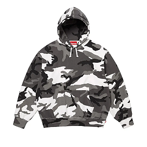 SUPREME - Moletom Satin Applique SS26 "Snow Camo" -NOVO-