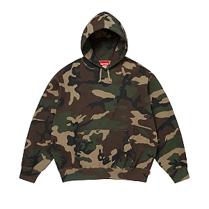 SUPREME - Moletom Satin Applique SS26 "Woodland Camo" -NOVO-