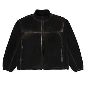 TRAVIS SCOTT X FRAGMENT X NIKE - Jaqueta Fleece Zip Up "Preto" -NOVO-