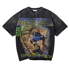 VALE LIVES FOREVER - CAMISETA RUSH "PRETO" -NOVO-