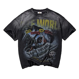 VALE LIVES FOREVER - Camiseta Newspaper "Preto" -NOVO-