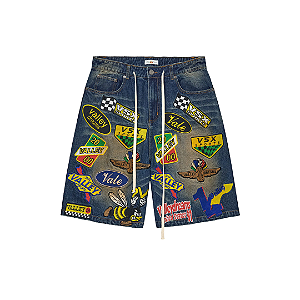 VALE LIVES FOREVER - Bermuda Passport Jorts "Azul" -NOVO-