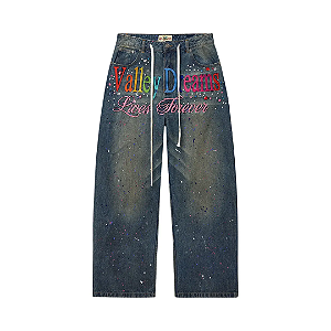 VALE LIVES FOREVER - Calça Ice Cream Denim "Azul" -NOVO-