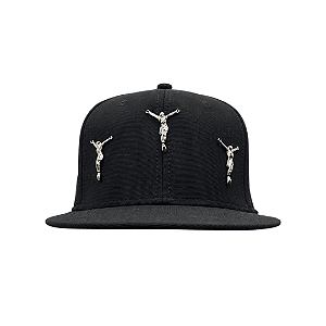 UMS 458-LL - Boné Baseball Tripple Christ "Preto" -NOVO-