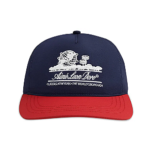 AIMÉ LEON DORE - Boné Nylon Unisphere "Azul Marinho/Vermelho" -NOVO-
