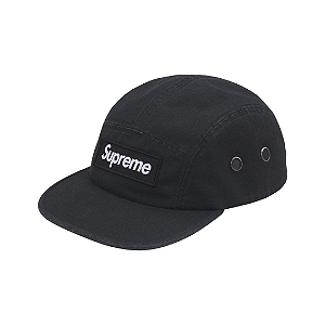 SUPREME - Boné Military Camp SS26 "Preto" -NOVO-