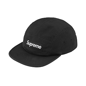 SUPREME - Boné Washed Chino Twill SS26 "Preto" -NOVO-