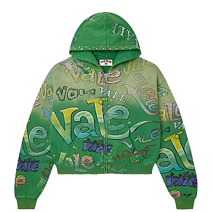 VALE LIVES FOREVER - Moletom Spermint Zip Up "Verde" -NOVO-