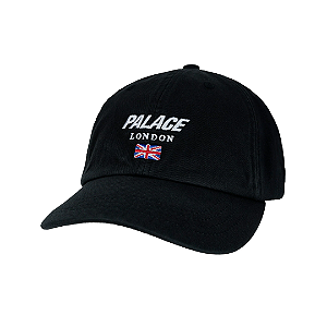 PALACE - Boné London Pigment 6-Panel "Preto" -NOVO-