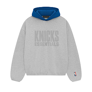 FEAR OF GOD x NBA - Moletom Essentials Knicks "Light Heather" -NOVO-