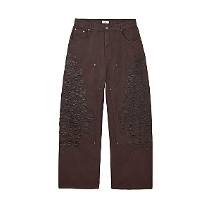 VALE LIVES FOREVER - Calça Charlie Denim "Coffee" -NOVO-