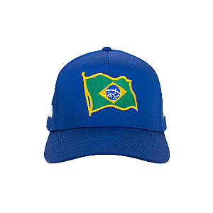 OMA DESIGN STUDIOS - Boné Brasil Flag Curved Brim "Azul" -NOVO-