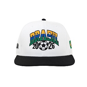 OMA DESIGN STUDIOS - Boné Brasil Retro WC Curved Brim "Branco/Preto" -NOVO-