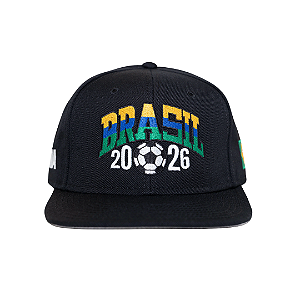 OMA DESIGN STUDIOS - Boné Brasil Retro WC Curved Brim "Preto" -NOVO-