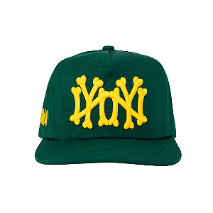 OMA DESIGN STUDIOS - Boné NYNY Bones Brasil "Verde/Amarelo" -NOVO-