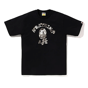 BAPE - Camiseta Tree Edge Camo College "Preto" -NOVO-