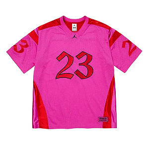 SUPREME x JORDAN - Camiseta Jersey SS26 "Rosa" -NOVO-