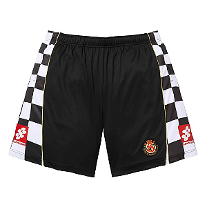 SUPREME - Bermuda Checkerboard Soccer "Preto" -NOVO-