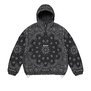 SUPREME - Jaqueta Reflective Bandana Anorak "Preto" -NOVO-