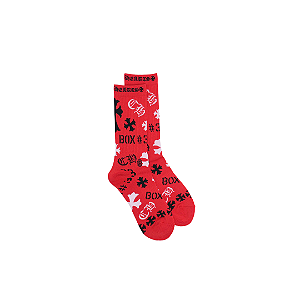 CHROME HEARTS - Meia Stencil (UNIDADE) "Vermelho" -NOVO-