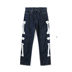 KAPITAL - Calça Mexican Tuxedo 5P Okagilly "Indigo" -NOVO-