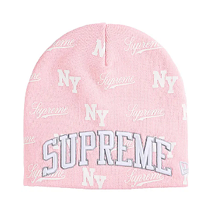 SUPREME x NEW ERA - Touca Monogram "Rosa" -NOVO-