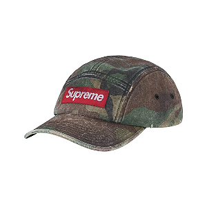 SUPREME - Boné Overdyed Camp "Woodland Camo" -NOVO-