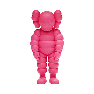 PRÉ VENDA - KAWS - Boneco What Party Figure "Rosa" -NOVO-