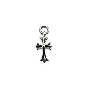 CHROME HEARTS – Pingente Tiny Cross "Prata 925" -VINTAGE-