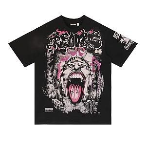 HELLSTAR - Camiseta Liberty Records "Preto" -NOVO-
