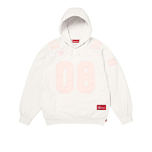 SUPREME - Moletom Football Jersey "Branco" -NOVO-