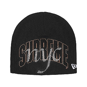 SUPREME x NEW ERA - Touca Rhinestone "Preto" -NOVO-