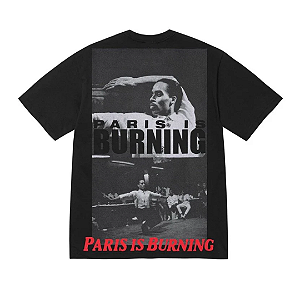 SUPREME - Camiseta Paris Is Burning "Preto" -NOVO-