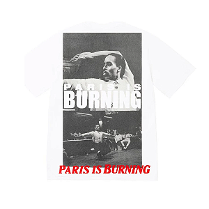 SUPREME - Camiseta Paris Is Burning "Branco" -NOVO-