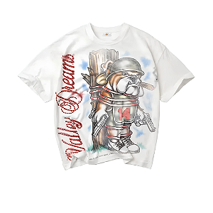 VALE LIVES FOREVER - Camiseta Bling Dog Of War "Branco" -NOVO-