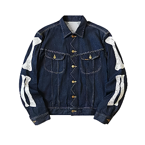 KAPITAL - Jaqueta Denim Mexican Tuxedo Western "Indigo" -NOVO-
