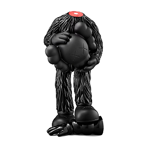 PRÉ VENDA - KAWS - Boneco Fellows Vinyl Figure "Preto" -NOVO-