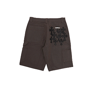 CHROME HEARTS - Bermuda Carpenter Double Knee 10 Patch "Marrom" -NOVO-