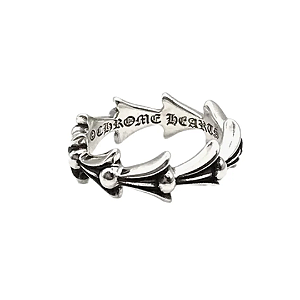 CHROME HEARTS - Anel Crosstail 2002 "Prata 925" -NOVO-