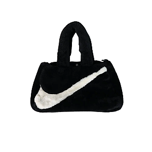 NIKE - Bolsa Faux Fur "Preto" -USADO-