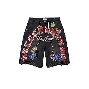 VALE LIVES FOREVER - Bermuda Workshop Jorts "Preto" -NOVO-